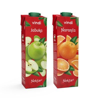 Nektari Vindi jabuka i naranča 1 L