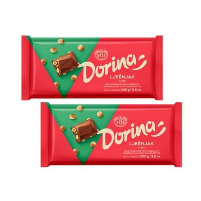 Čokolada Dorina cijeli lješnjak 100 g