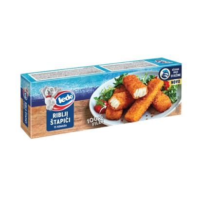 Panirani riblji štapići 100% filet 450 g Ledo