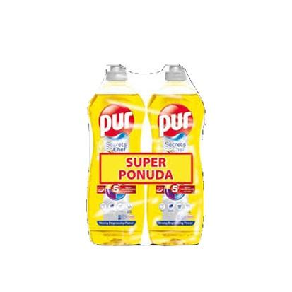 Deterdžent za suđe Pur lemon 2 x 750 ml