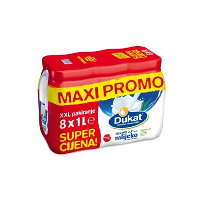 Mlijeko Dukat 2,8% m.m. 8 x 1 L