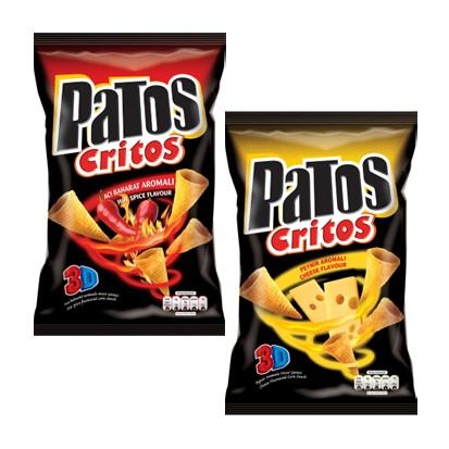 Čips Patos Critos cheese i hot chilli 100 g