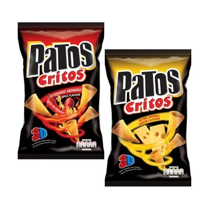 Čips Patos Critos cheese i hot chilli 100 g