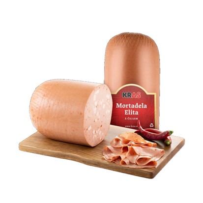 Mortadela Elita s čilijem Kras, kg