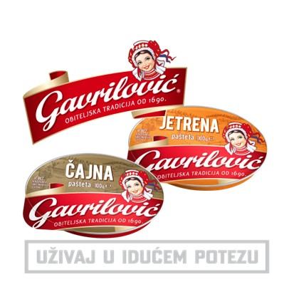 Gavrilović jetrena i čajna pašteta 100 g