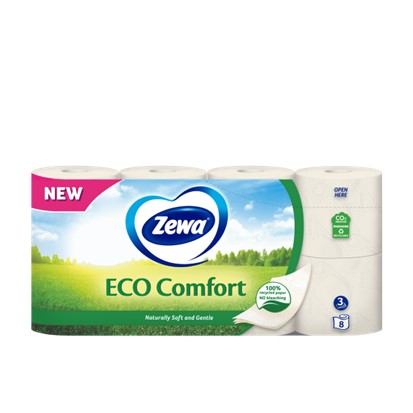 Toaletni papir Zewa Eco comfort troslojni, 8 rola