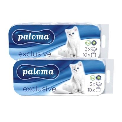 Toaletni papir Paloma miris&tisak 3slojni 10 rola