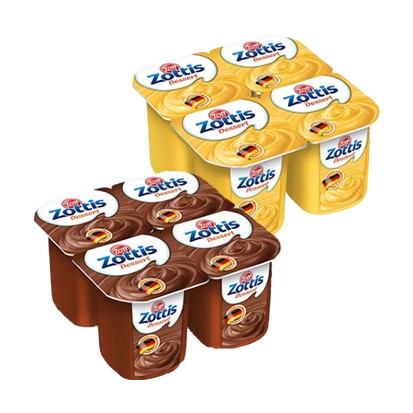 Puding Zottis čokolada i vanilija 4 x 115 g