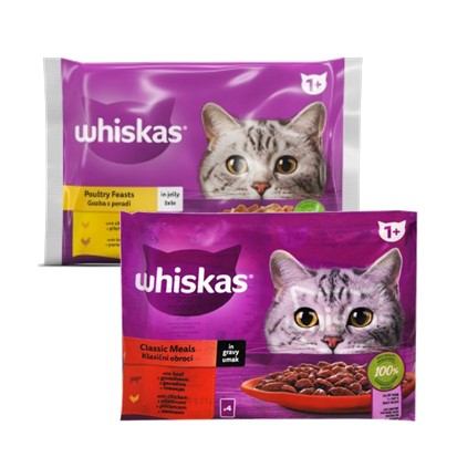 Whiskas vrećice za mačke 4 x 85 g