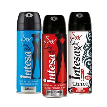 Intesa unisex deo sprej, razne vrste 125 ml