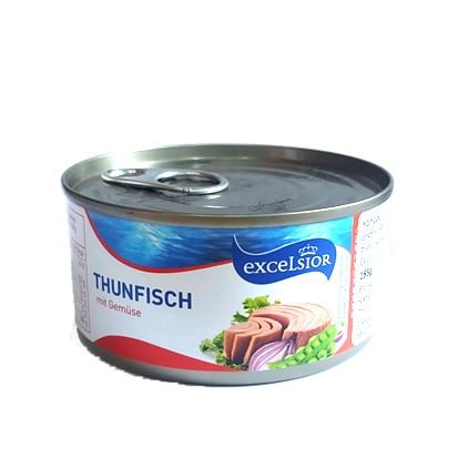 Tuna komadići s povrćem 185 g 