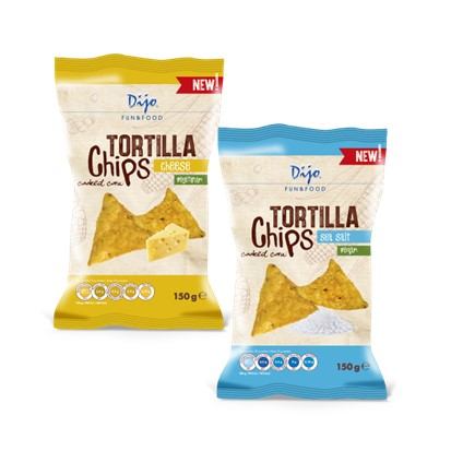 50% POPUSTA na tortilla chips Dijo morska sol i sir 150 g