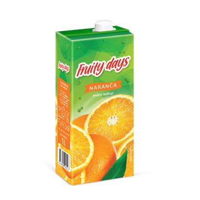 Nekar naranča Fruity days 50% 1 L