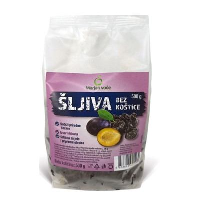 Šljiva bez koštice sušena 500 g Marjan voće