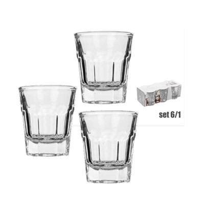 Čašice staklene Castillo za žestice, set 6/1 60ml