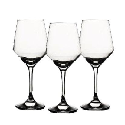 Čaše staklene na stalku Ivory set 6/1 335 ml