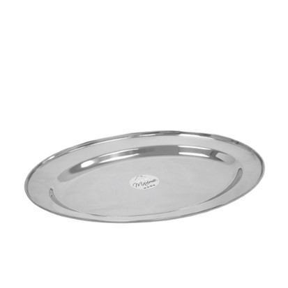 Oval inox 40 x 27 cm