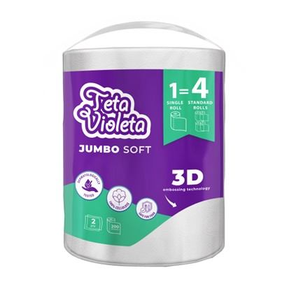 Papirnati ručnici Violeta Jumbo soft dvoslojni 1/1