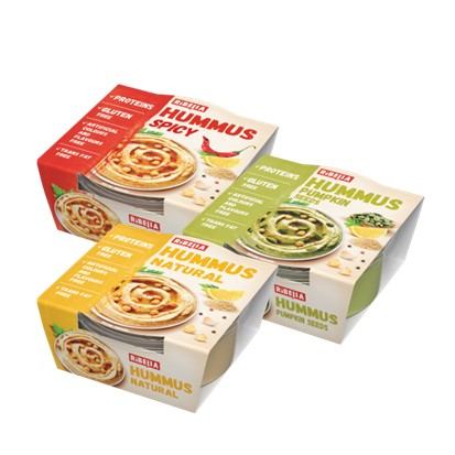 Ribella humus natural, spicy, sa bučinim sjemenkama 200 g