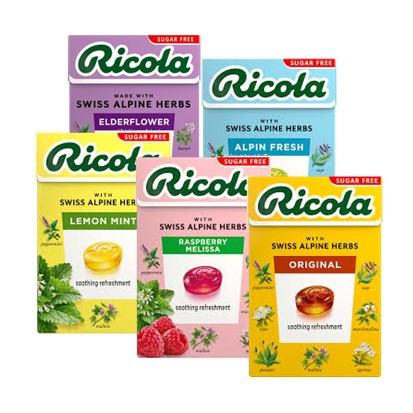 Bomboni Ricola, razne vrste 40g