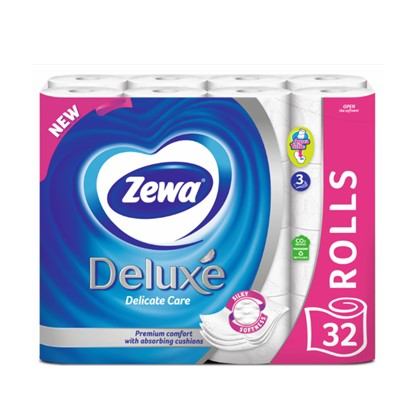 Toaletni papir Zewa Deluxe Delicate care troslojni 32 role