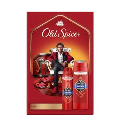 Poklon paket Old Spice Capitan (gel za tuširanj + deo sprej)