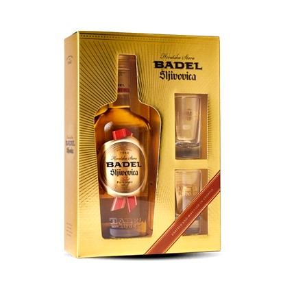 Šljivovica Badel 0,7 L + 2 čaše