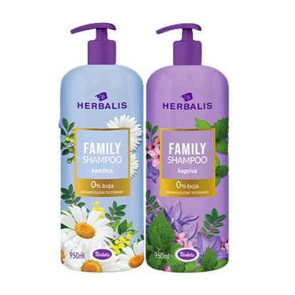 Šampon Herbalis kamilica i kopriva 950 ml