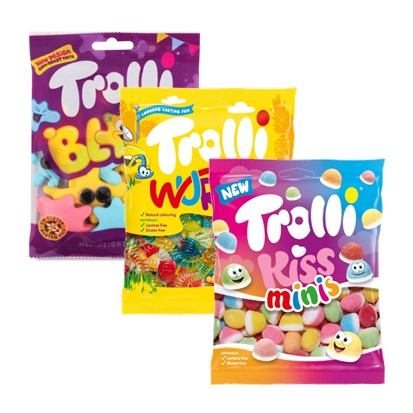 Bomboni Trolli blob, wurrli i kiss minies 100 g