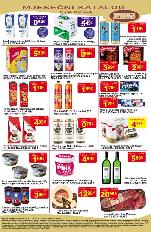 NOVI mjesečni katalog Jedinstva!