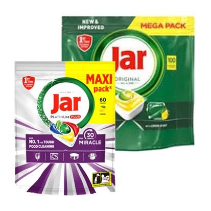Tablete za suđe Jar AIO 100 kom, Jar platinum + miracle 60 kom