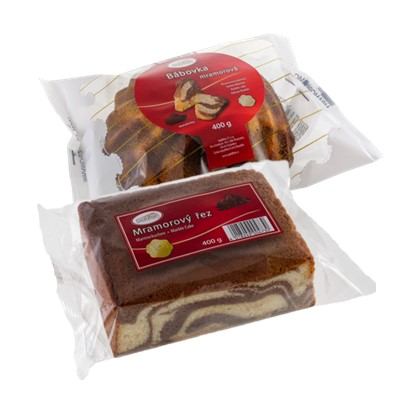 Mramorni kolač bok, okrugli 400 g