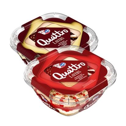 Sladoled Quattro Layers choco ili cheescake 800 ml Ledo