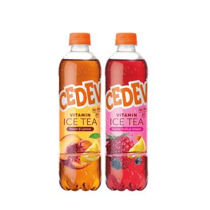 Ledeni čaj Cedevita breskva-limun, šumsko voće-limun 0,5 L