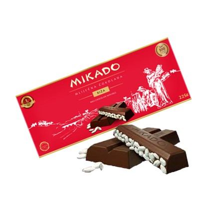 Čokolada s rižom Mikado 225 g