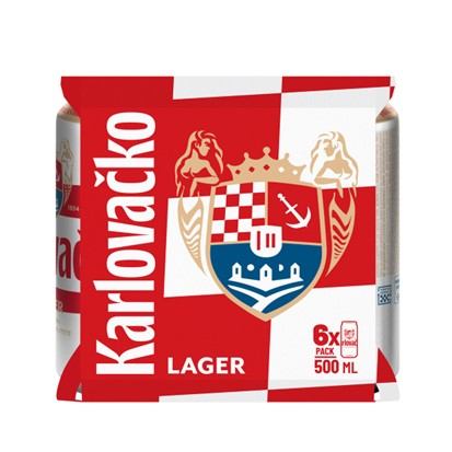 Pivo Karlovačko 6pack 6 x 0,5 L