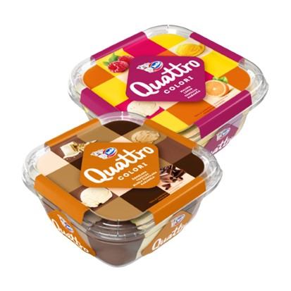 Sladoled Quattro colori choco ili fruit 800 ml