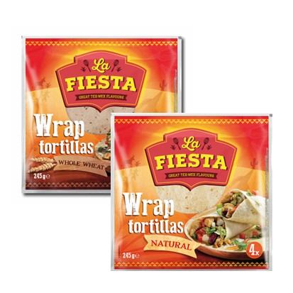 Tortilje La fiesta natural i whole wheat 245 g