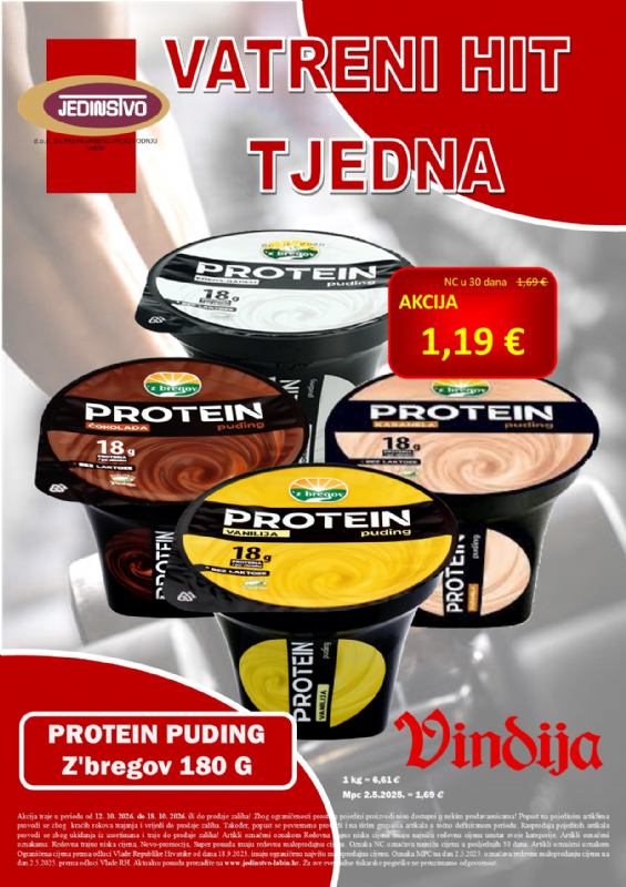 Vatreni hit tjedna u prodavaonicama Jedinstva od 12.10. - 18.10.2026.
