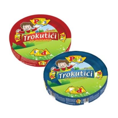 Trokutići natur i šunka Pepi 140 g