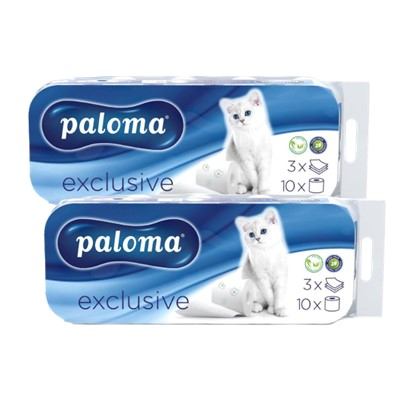 Toaletni papir Paloma miris&tisak troslojni 10 rola