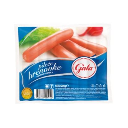 Pileće hrenovke Gala 200 g