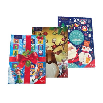 Čokoladni adventski kalendar 75 g
