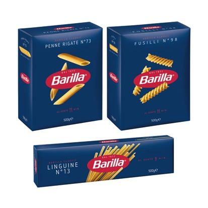 Tjestenina Barilla fusilli, penne rigate, linguine 500 g