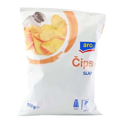 Čips Aro slani 150 g