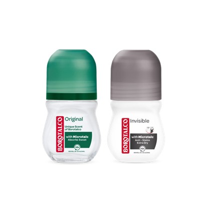 Deo roll on Borotalco Original, Invisible 50 ml