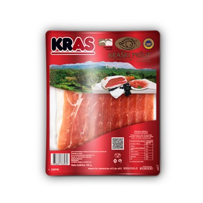 Kraški pršut narezak 100 g Kras