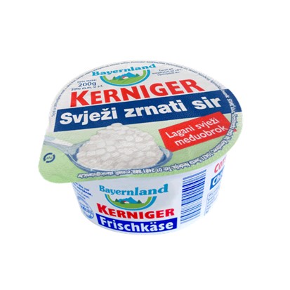 Svježi zrnati sir Kerniger Bayernland 200 g