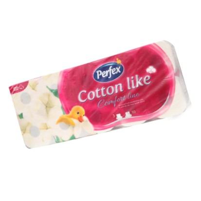 Toaletni papir Perfex Cotton comfort line 3slojni 10 komada