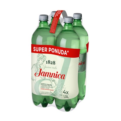 Gazirana mineralna voda Jamnica 4 x 1,5 L